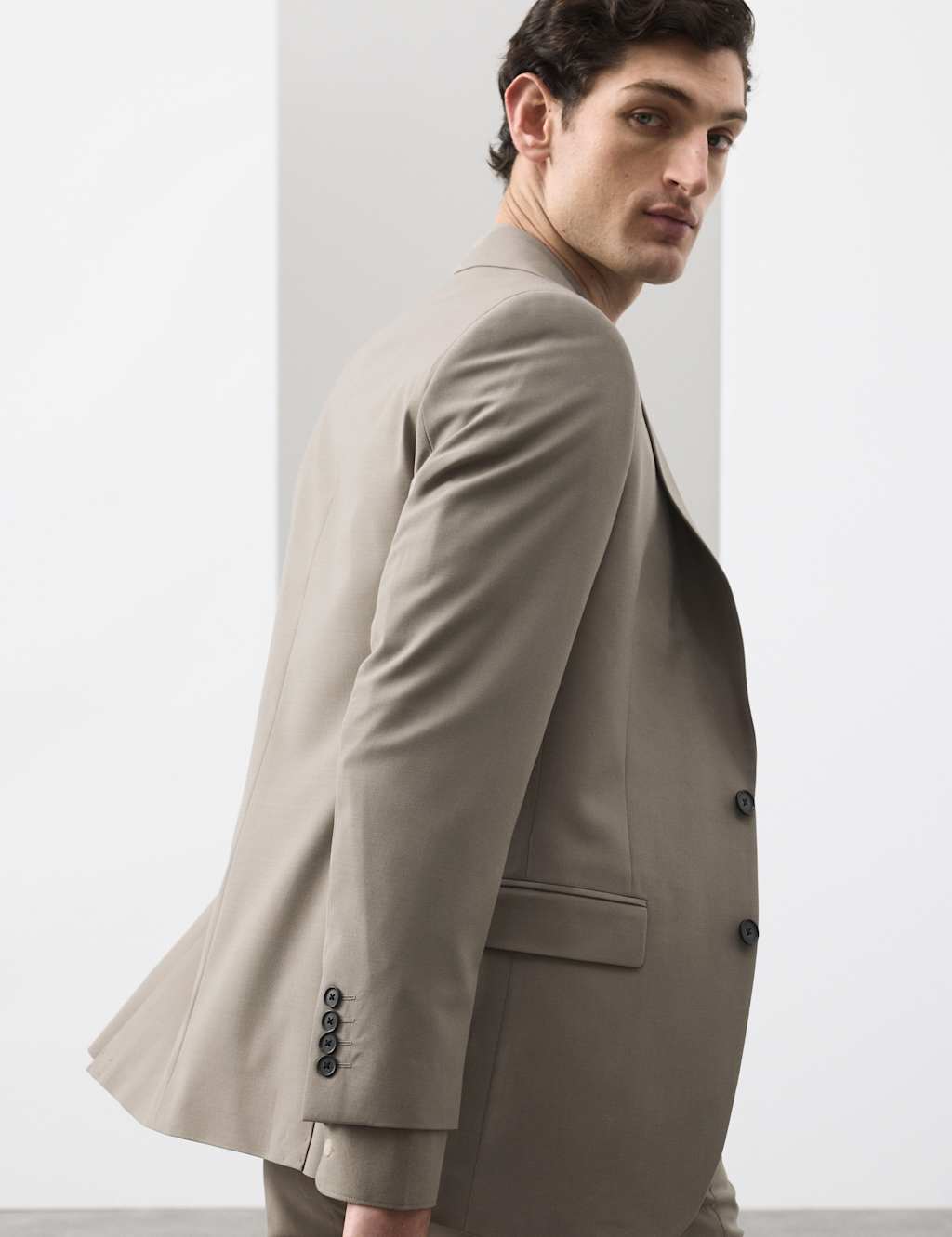 Autograph Men's Tailored Fit Performance Suit Jacket - 48 - Onyx