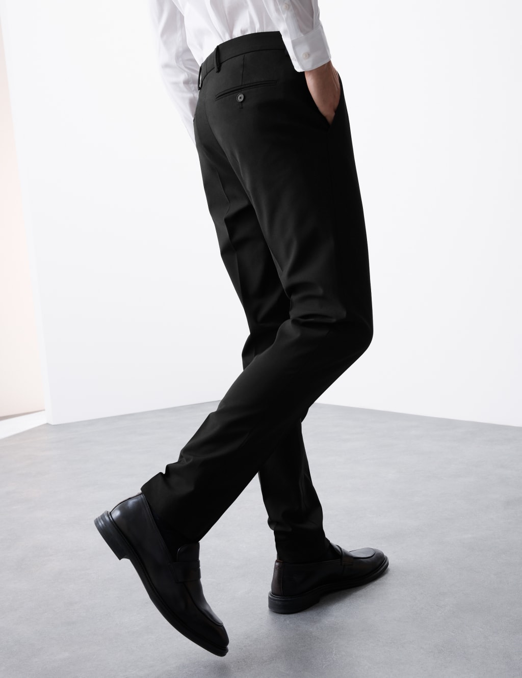 Slim Fit Performance Stretch Suit Trousers