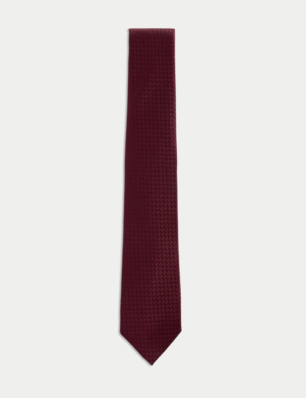 Slim Textured Pure Silk Tie