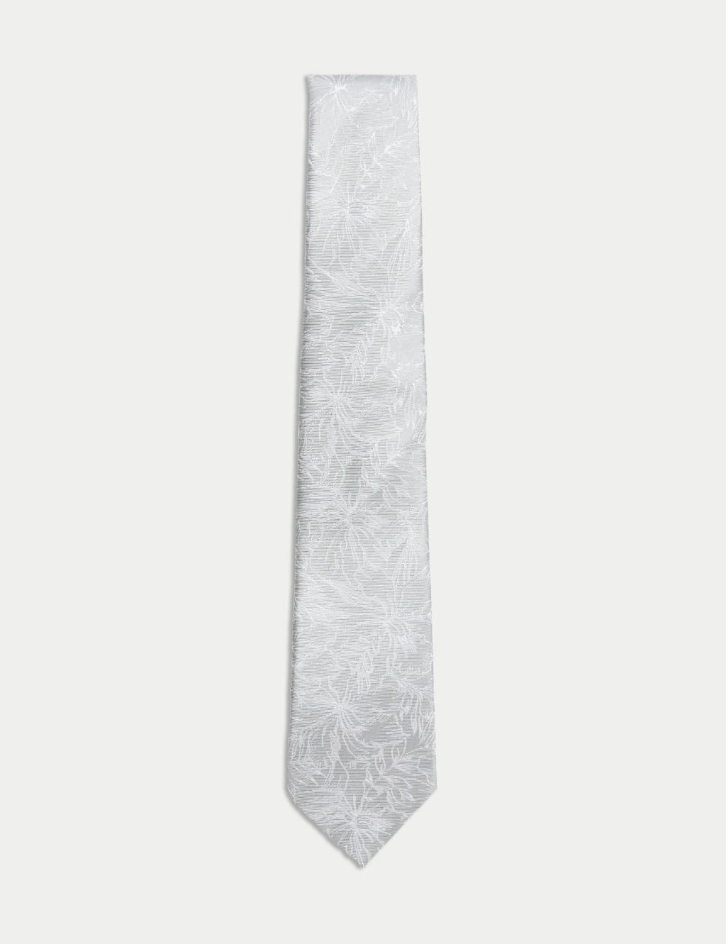 Floral Pure Silk Tie