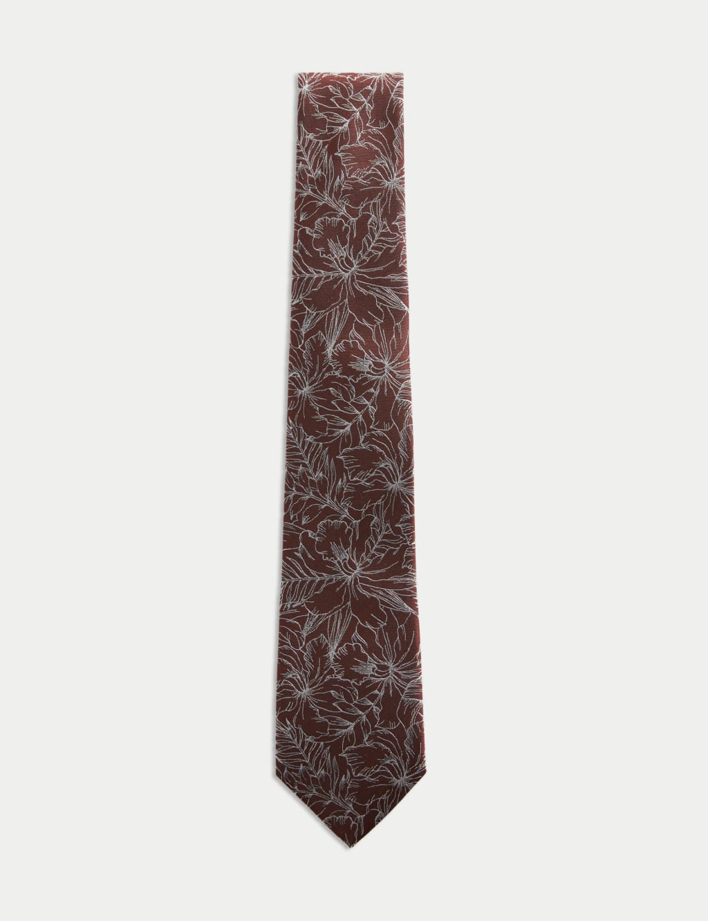 Floral Pure Silk Tie