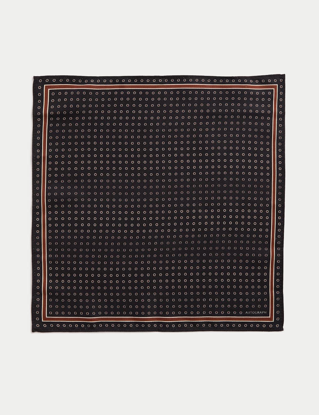Geometric Pure Silk Pocket Square