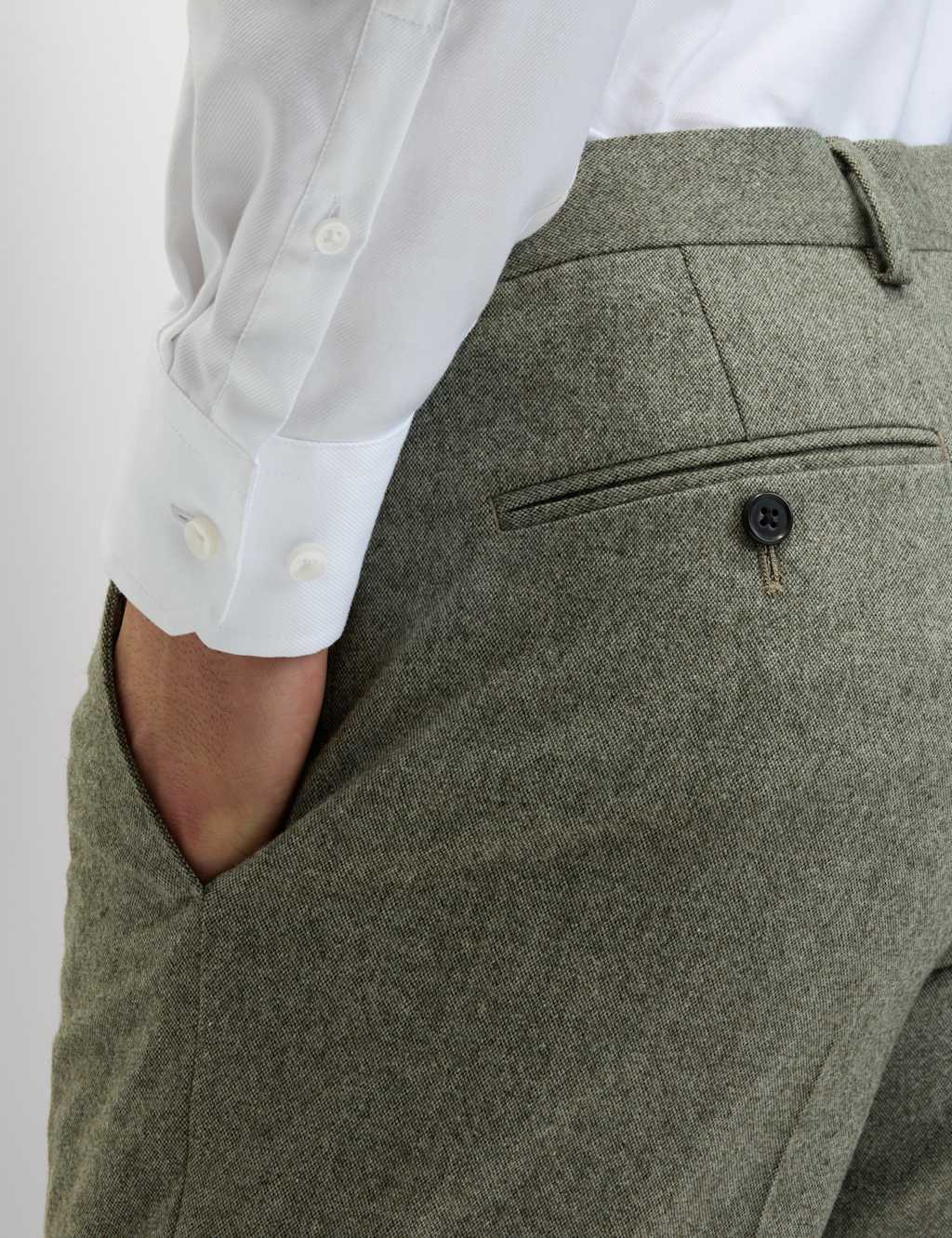 Tailored Fit Wool Rich Tweed Suit 5 of 6