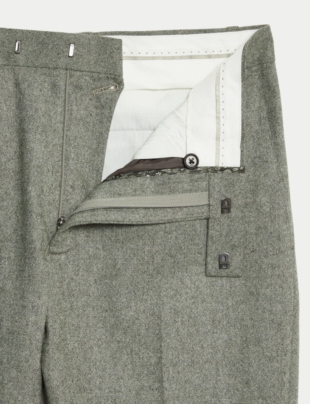Tailored Fit Wool Rich Tweed Suit 6 of 6