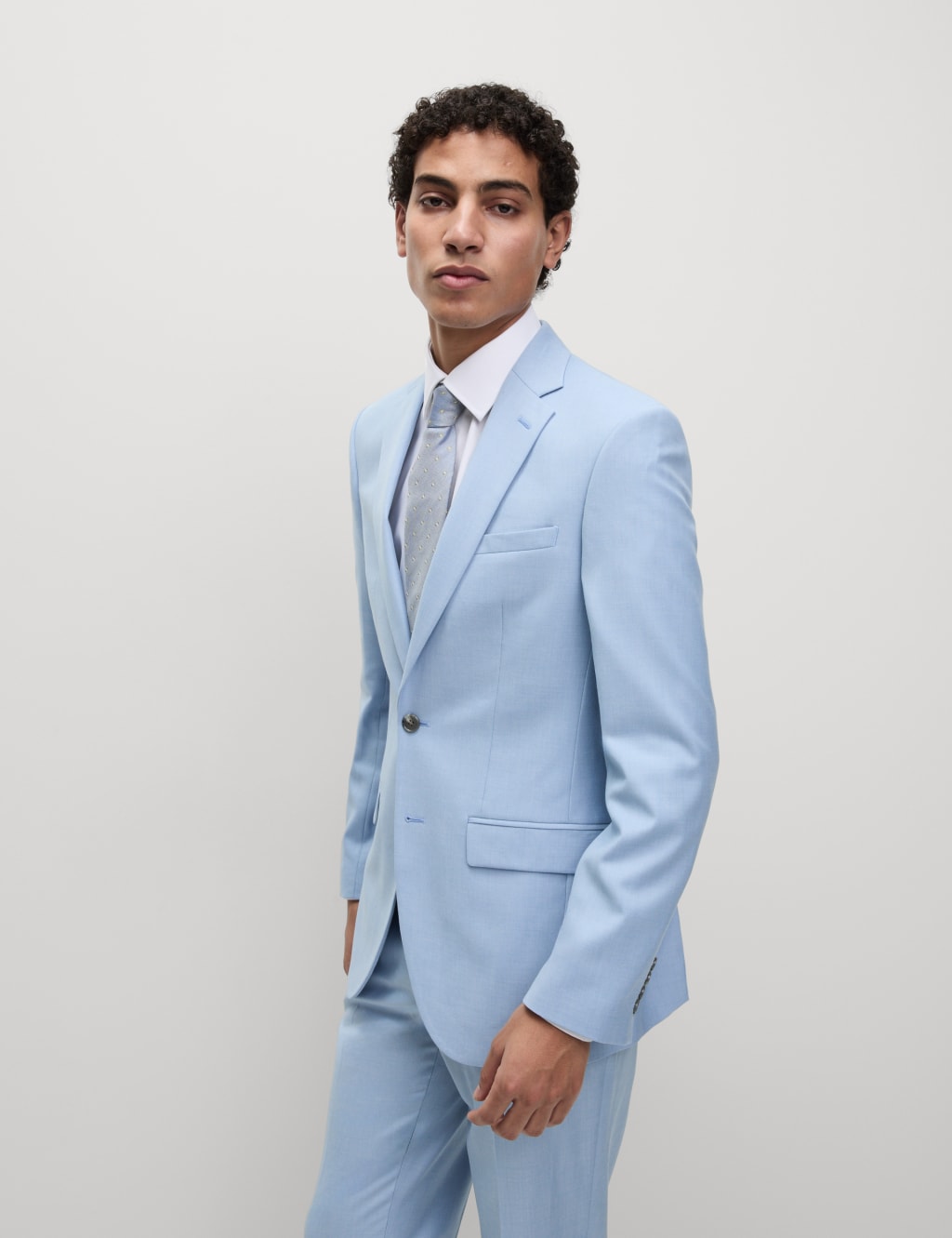 Slim Fit Stretch Suit Jacket