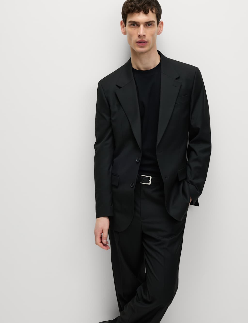 Relaxed Fit Stretch Suit Jacket