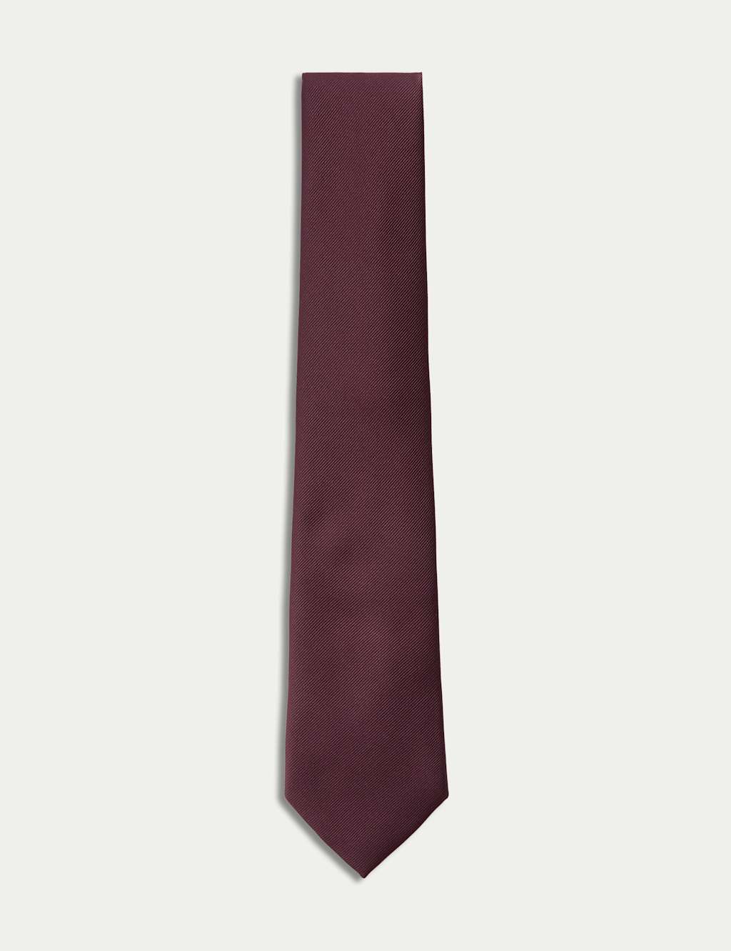 M&S Machine Washable Tie Dark Burgundy