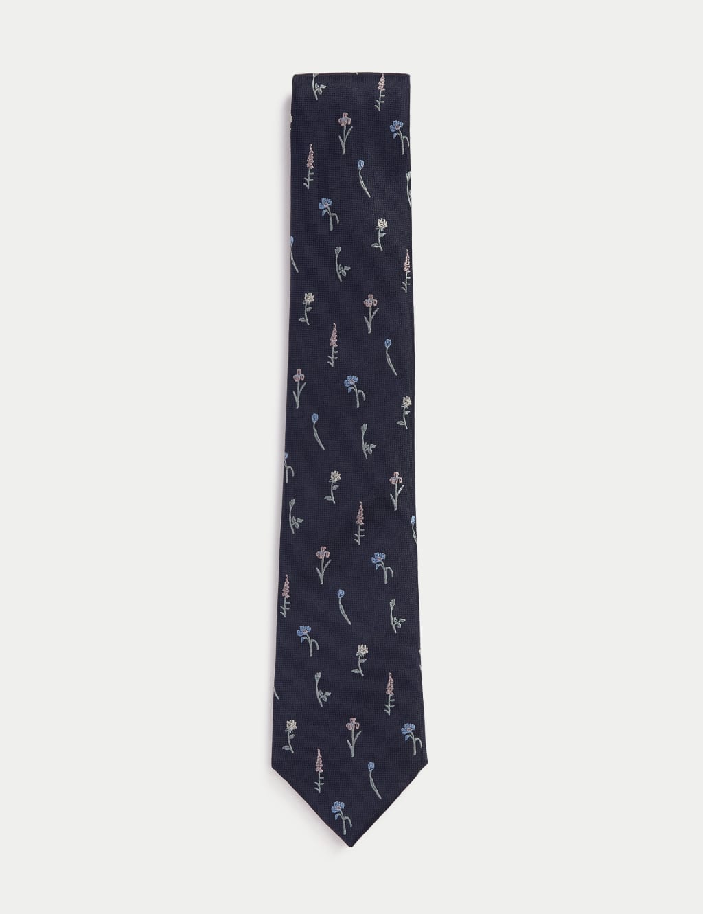Floral Pure Silk Tie
