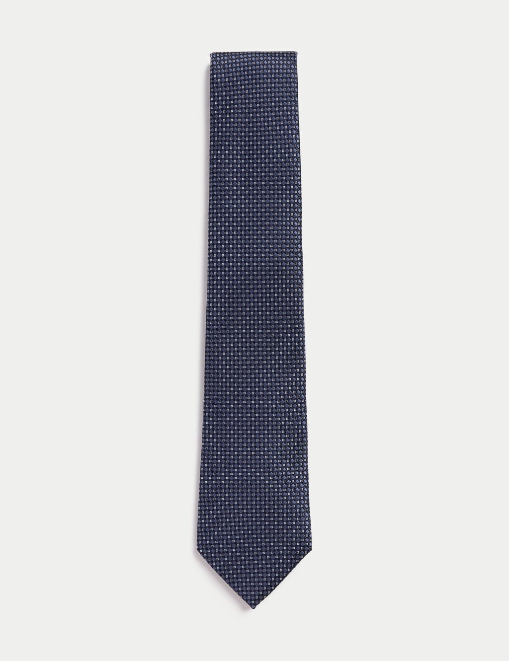 Diamond Geometric Pure Silk Tie