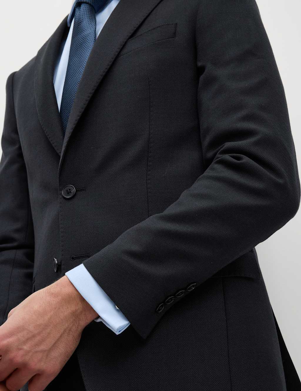 Slim Fit Pure Wool Suit Jacket