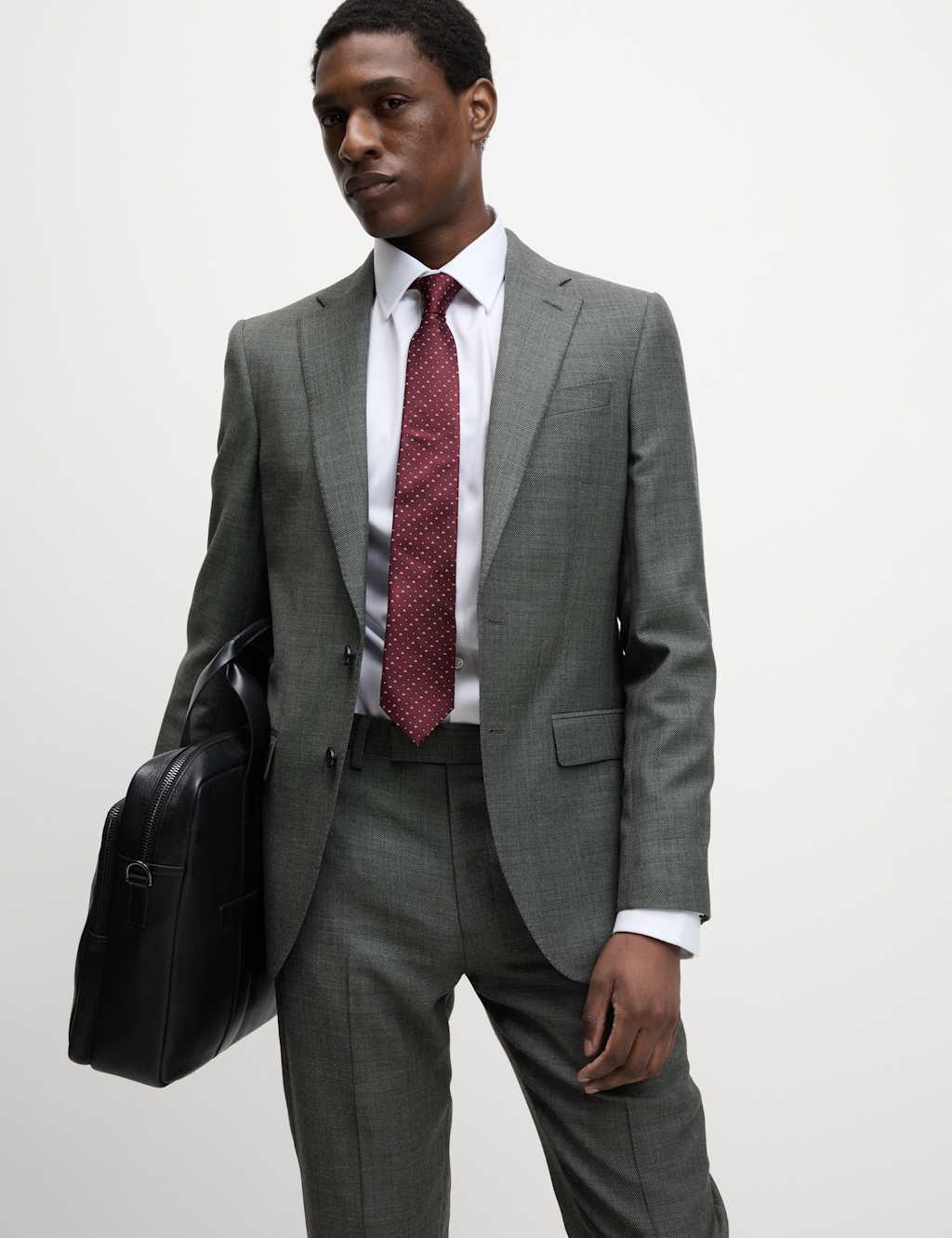 Slim Fit Pure Wool Suit Jacket