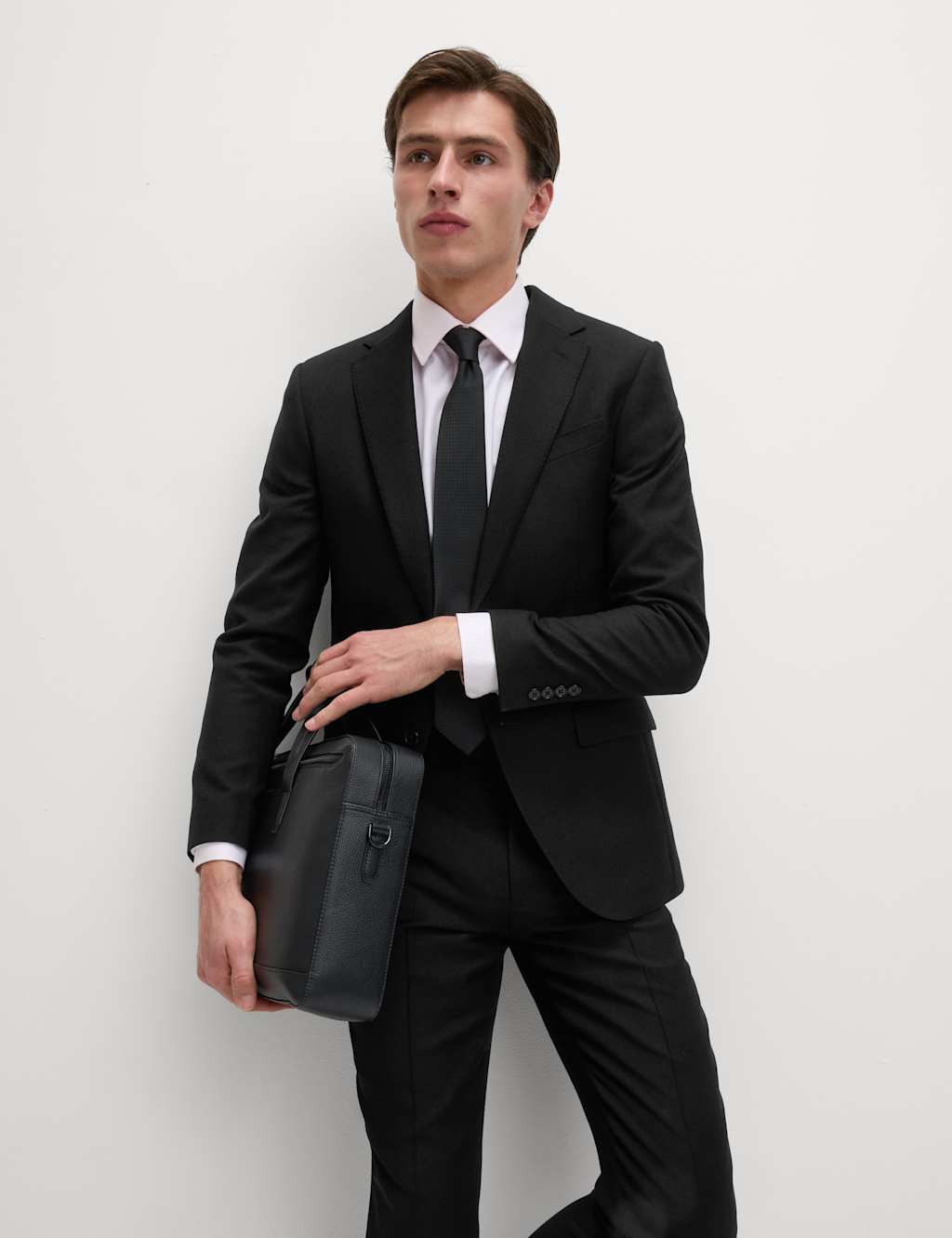 Slim Fit Pure Wool Suit Jacket
