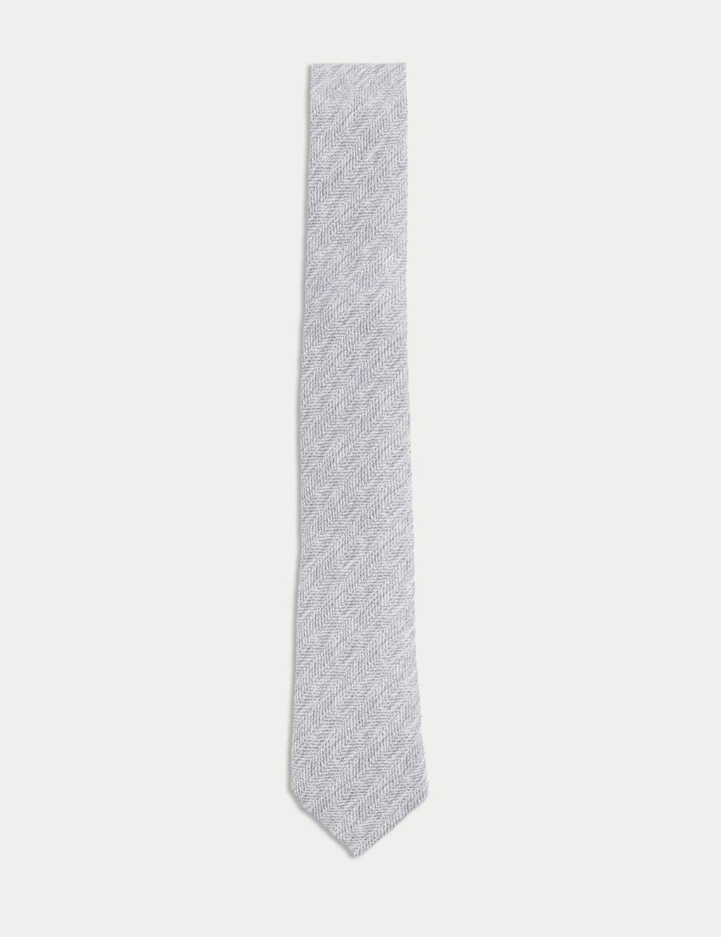 Herringbone Silk Blend Tie