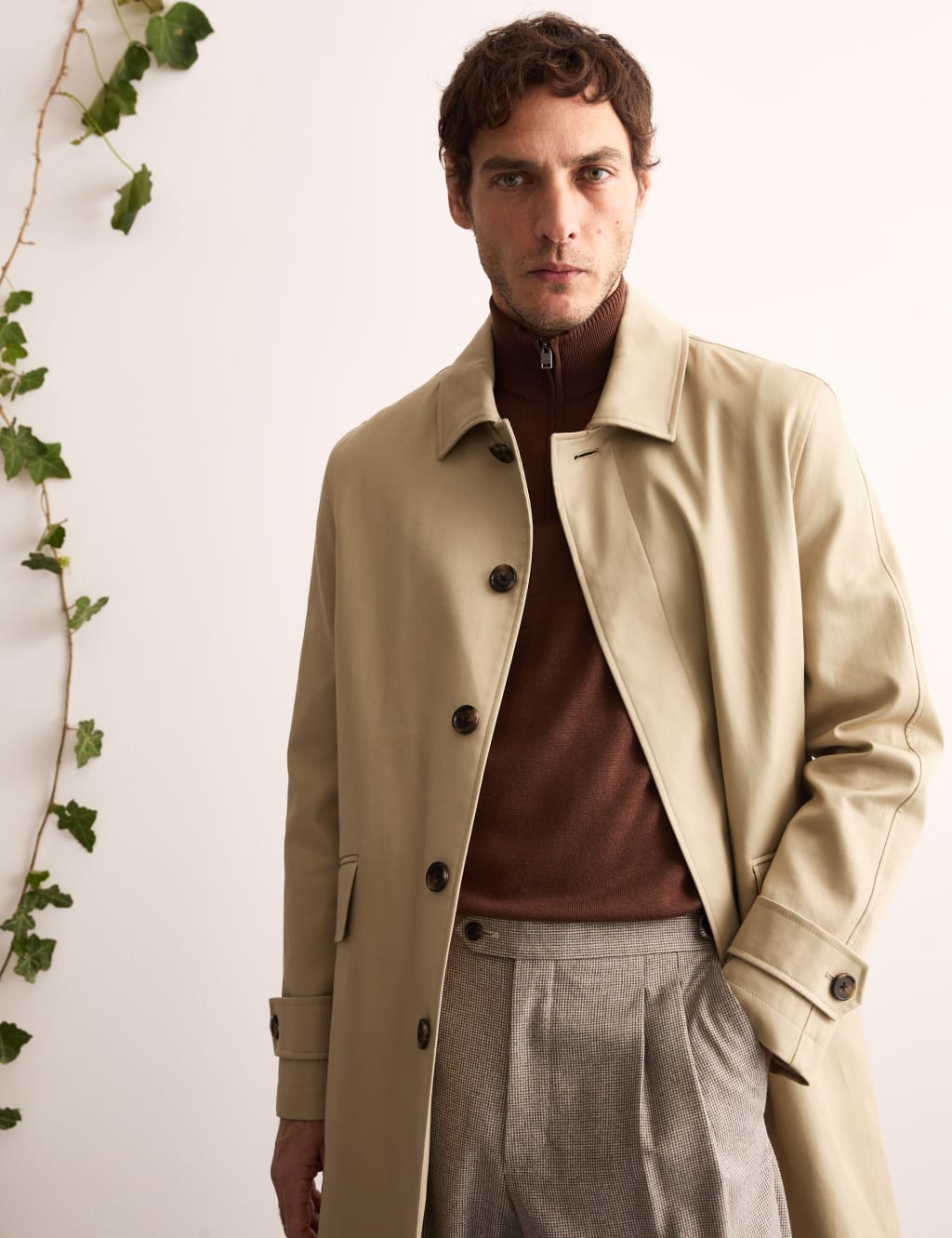 Mens trench coat raincoat discount
