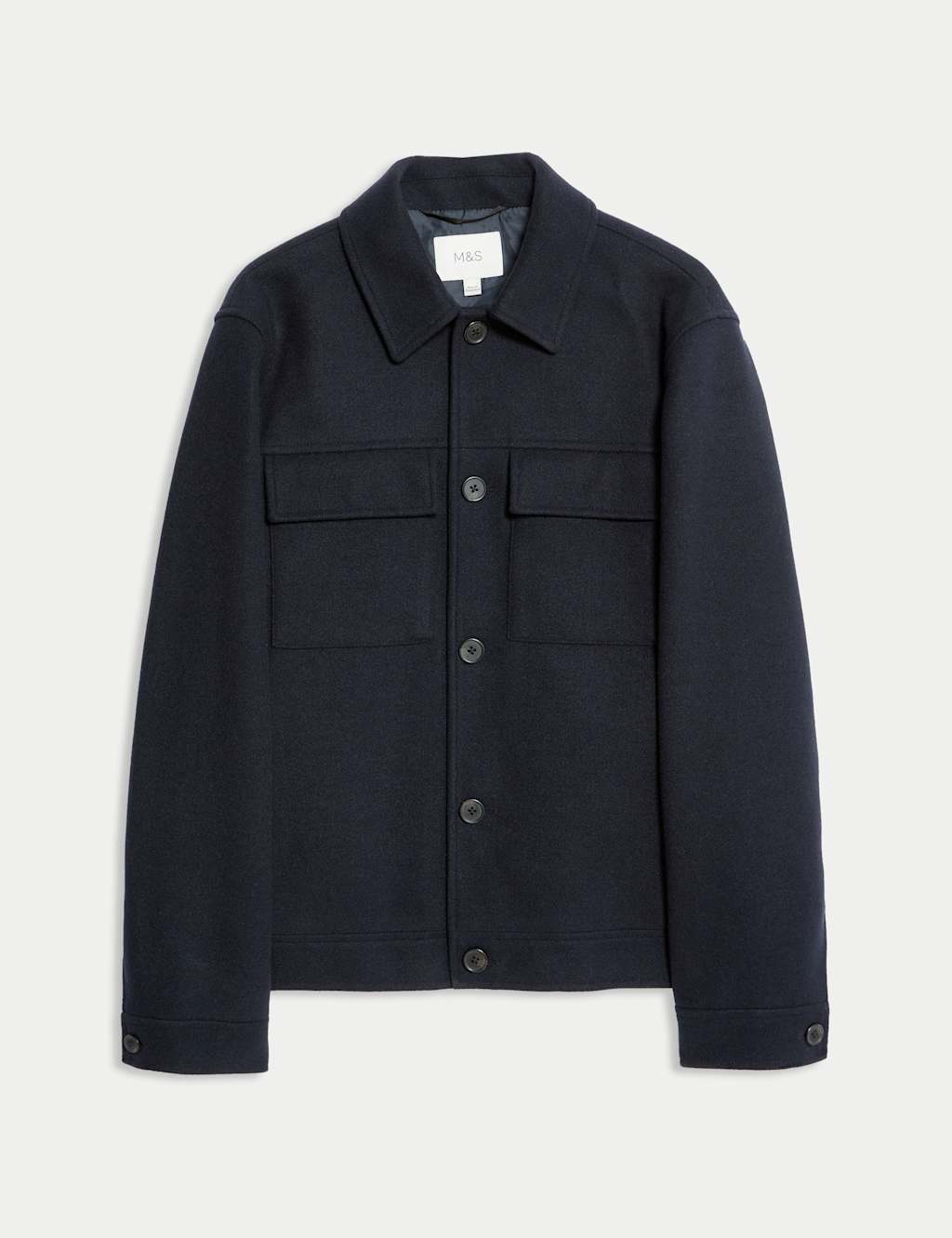 M&S Men's Short Jacket - S - Navy