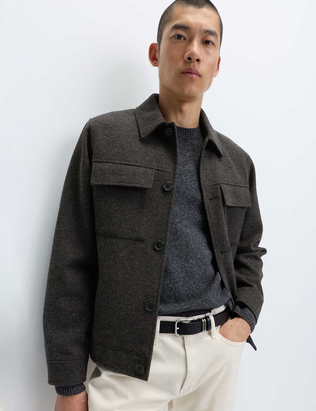 M&S Short Jacket Charcoal