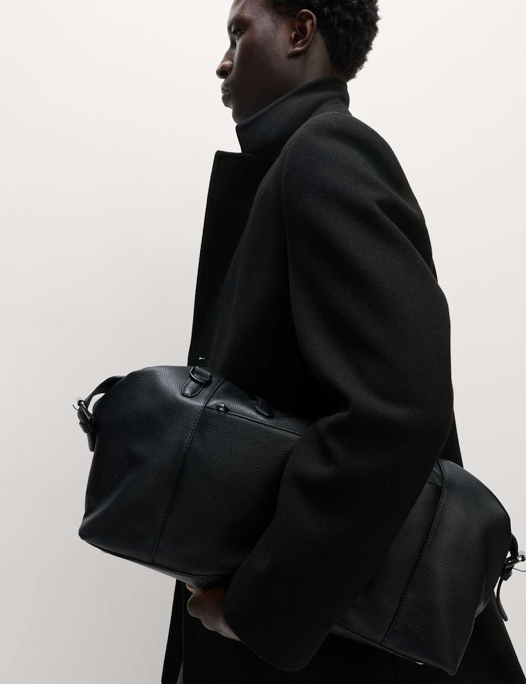 M&S Revere Overcoat Black