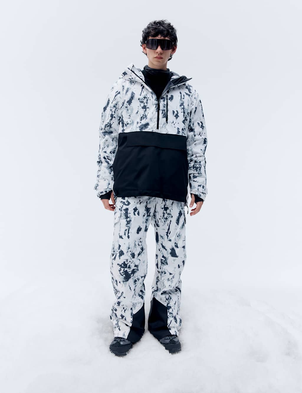 Goodmove Ski Salopettes with Stormwear Ultra White Mix