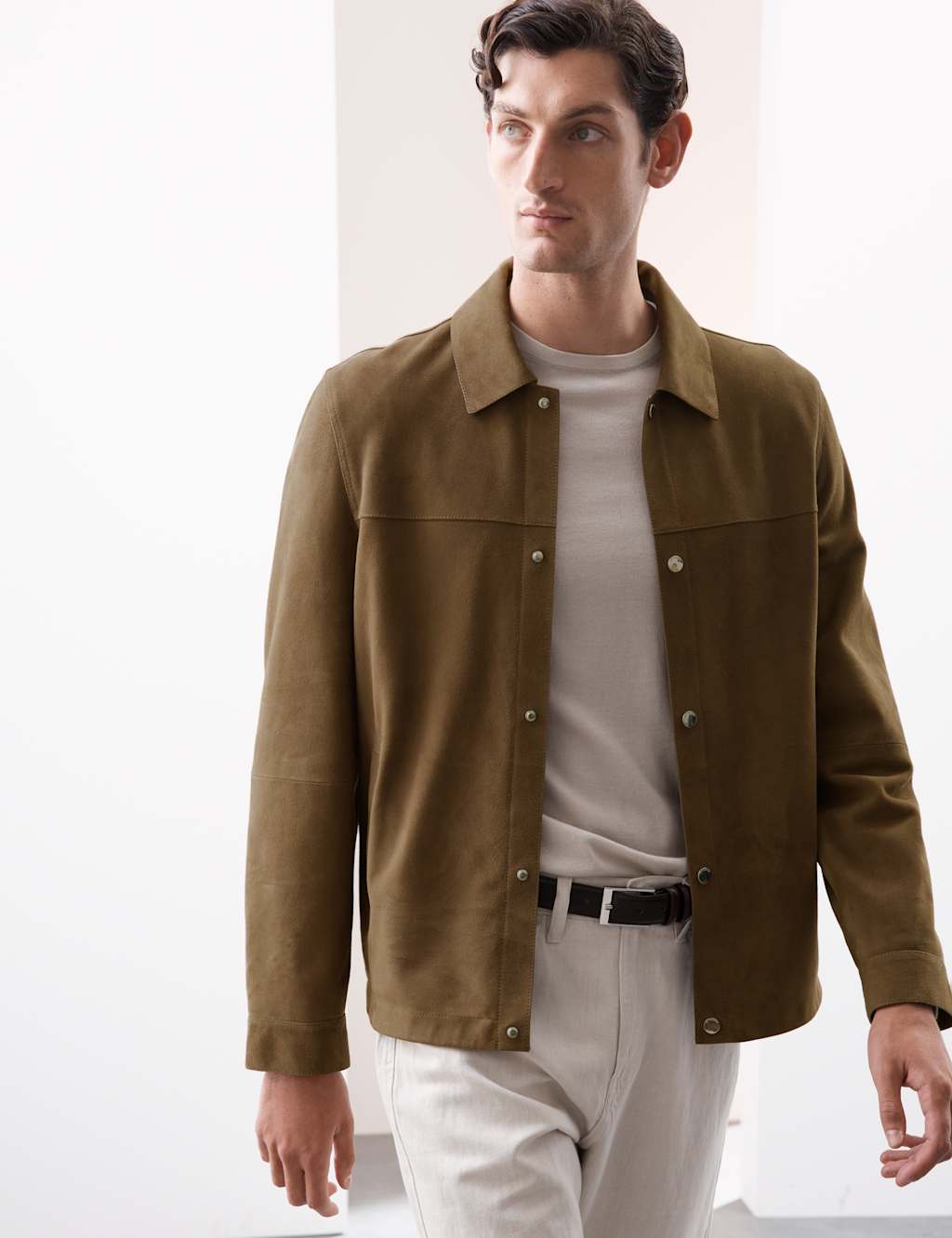 Suede Overshirt