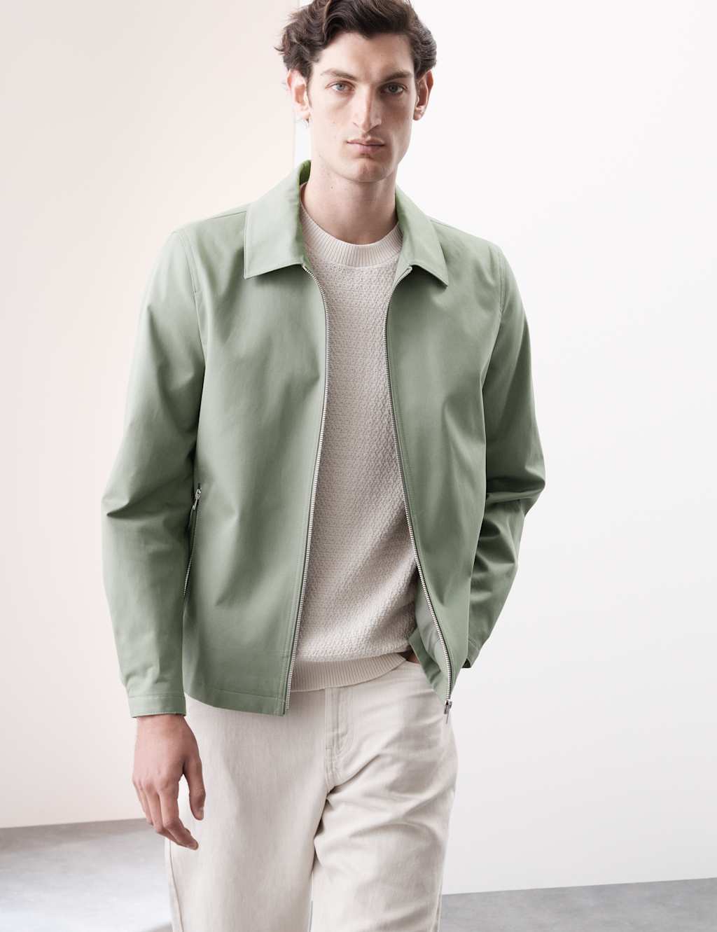Pure Cotton Harrington Jacket