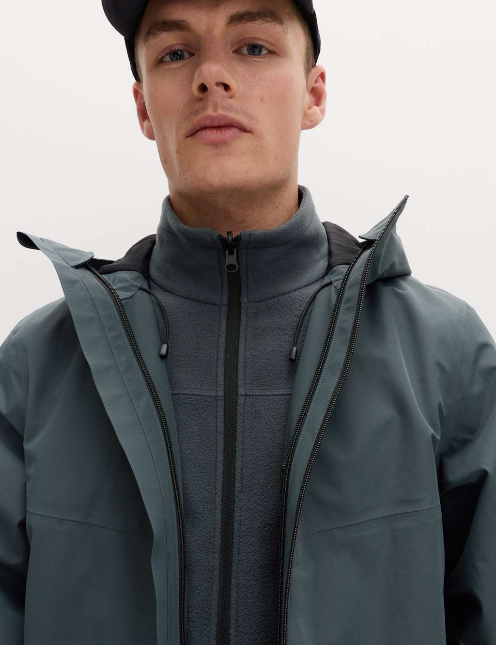 Goodmove Men's 3 in 1 Waterproof Jacket - L - Cedar