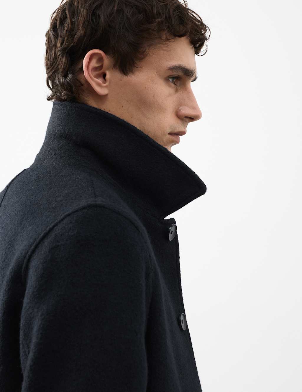 Autograph Performance Shirt Collar Mac with Stormwear Dark Navy