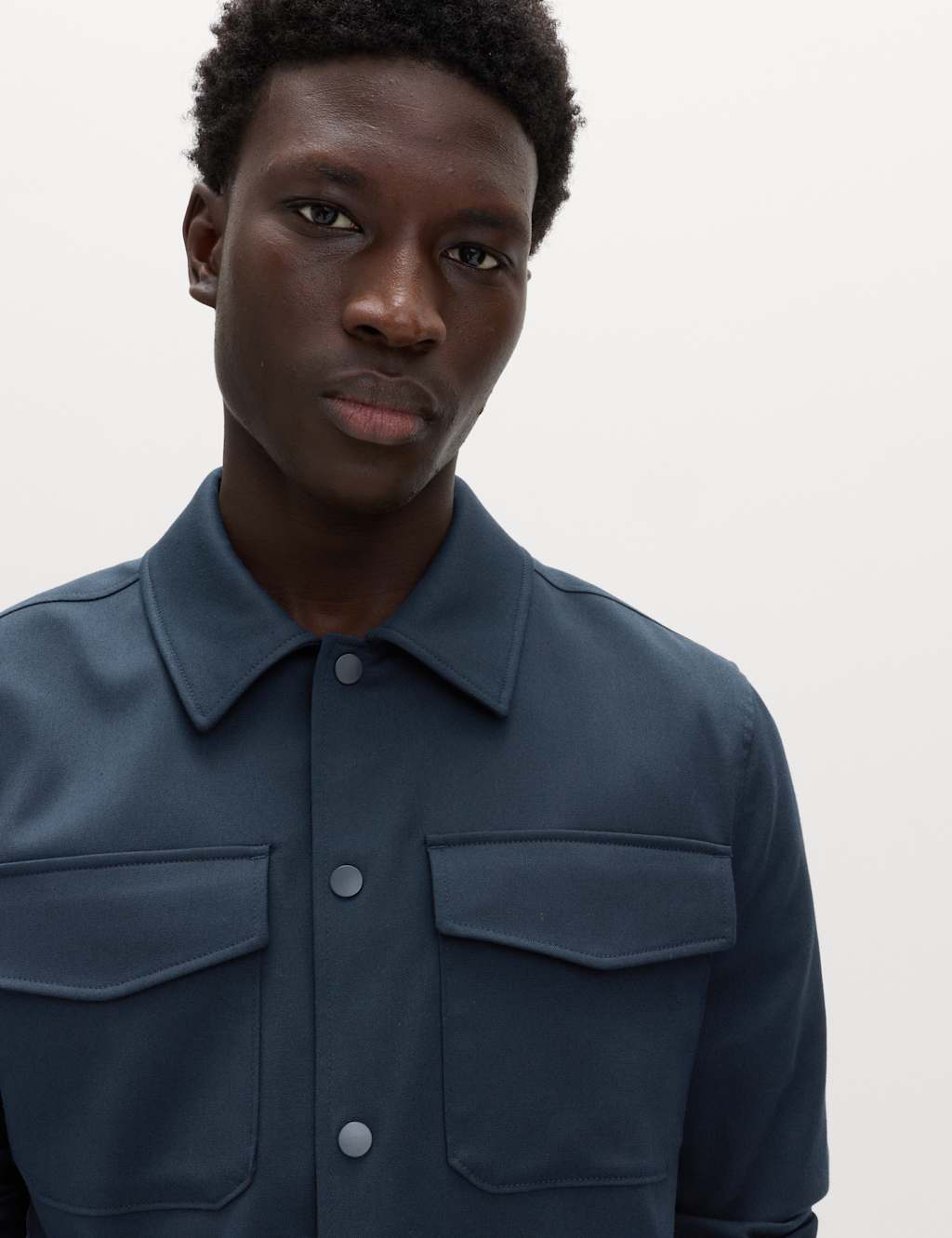 M&S Men's Shacket - S - Navy
