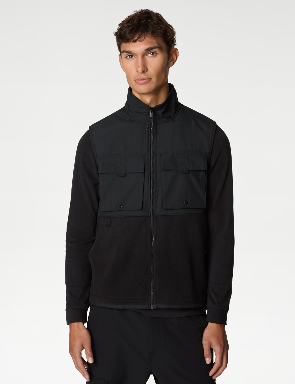 M&s mens fleece gilet hotsell