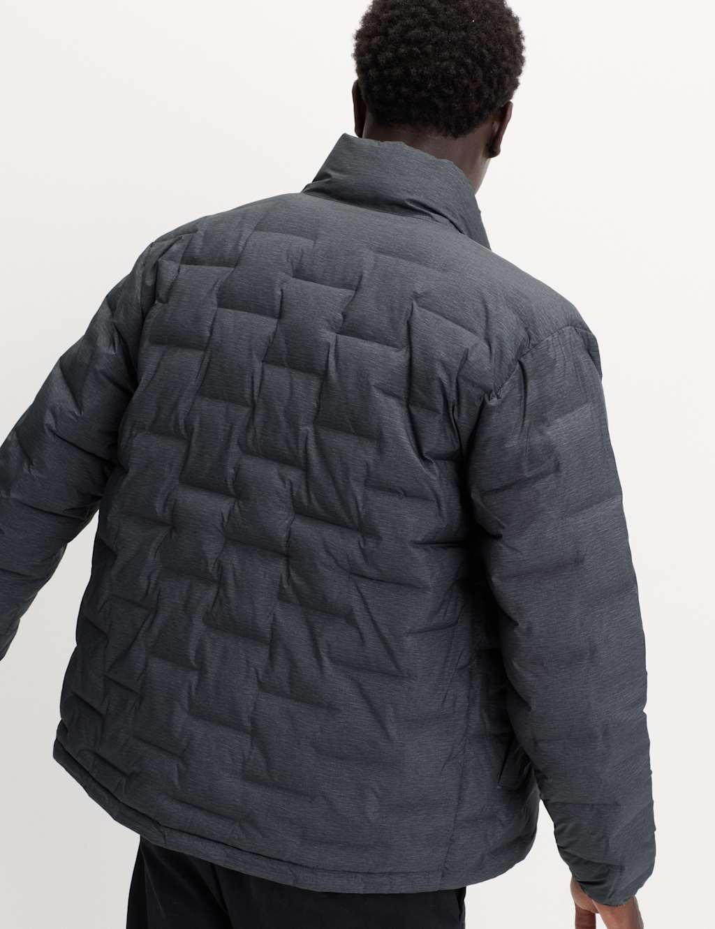 M&S Puffer Jacket with Thermowarmth Grey Marl