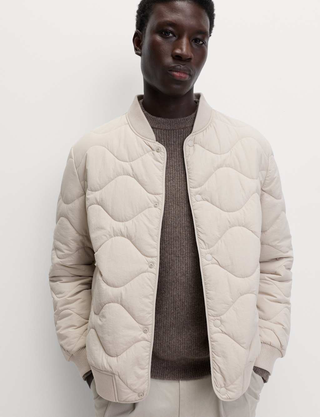 M&S Bomber Jacket with Thermowarmth Pebble