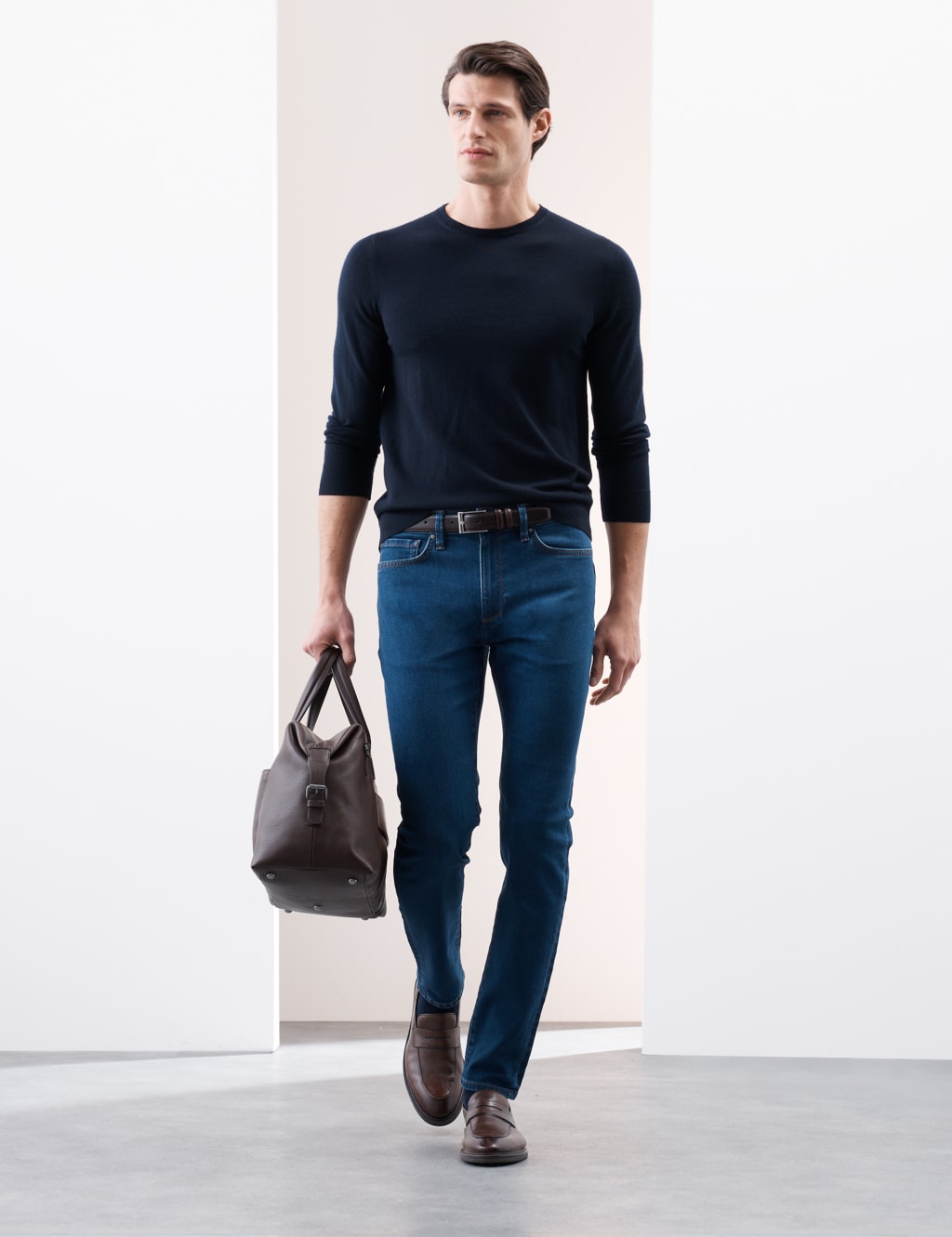 Slim Fit Soft Touch 5 Pocket Jeans