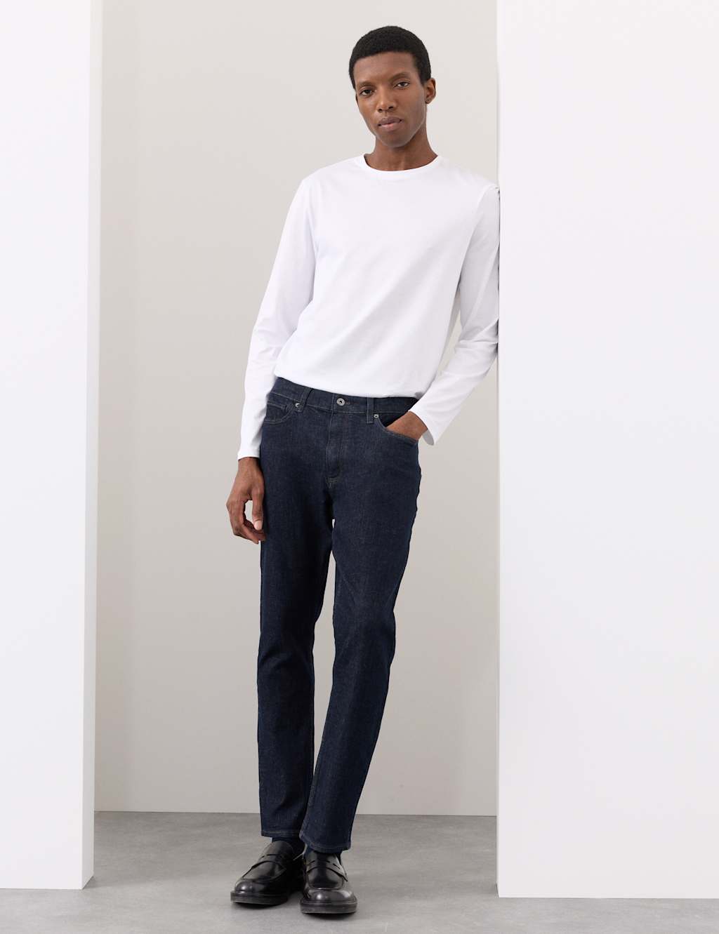 M&S Slim Fit 360 Flex Stretch Jeans Dark Indigo