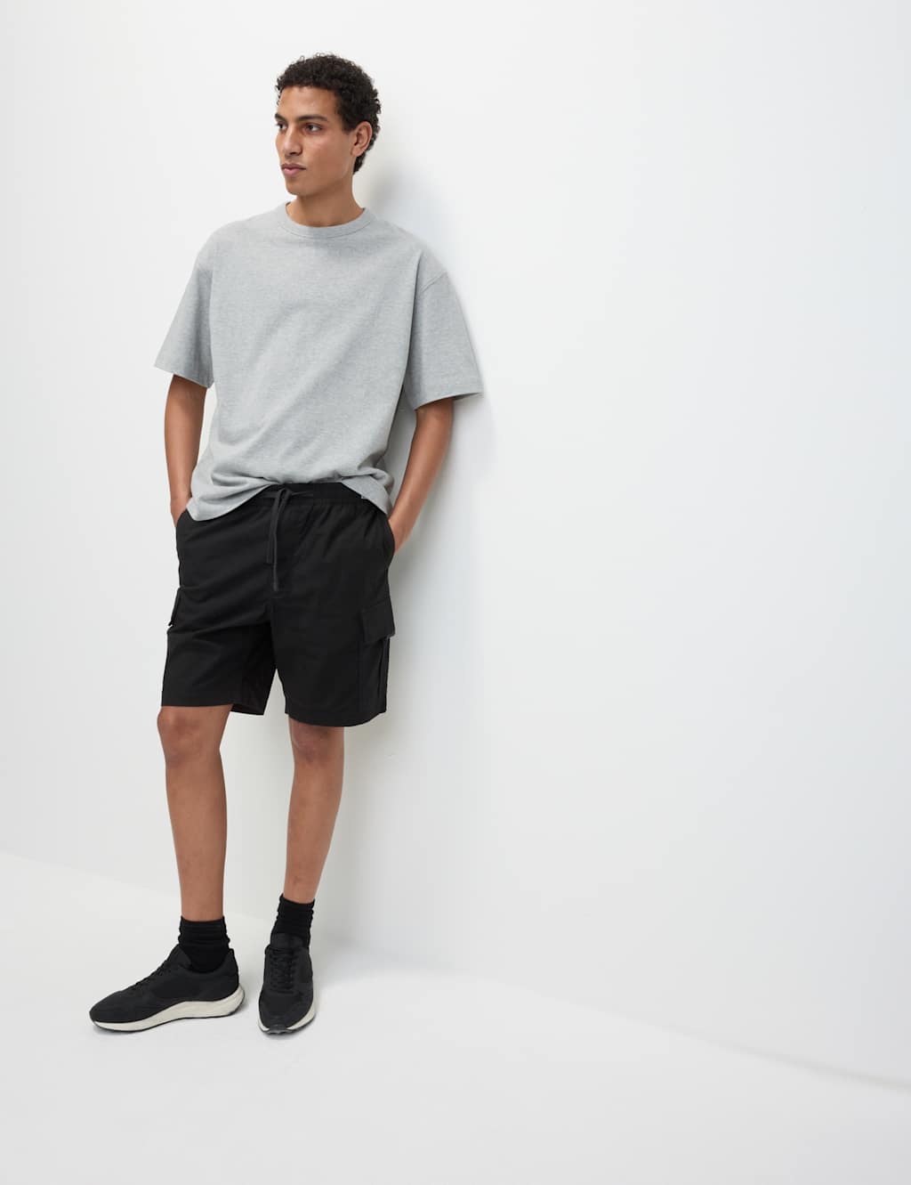 Elasticated Waist Ripstop Cargo Shorts
