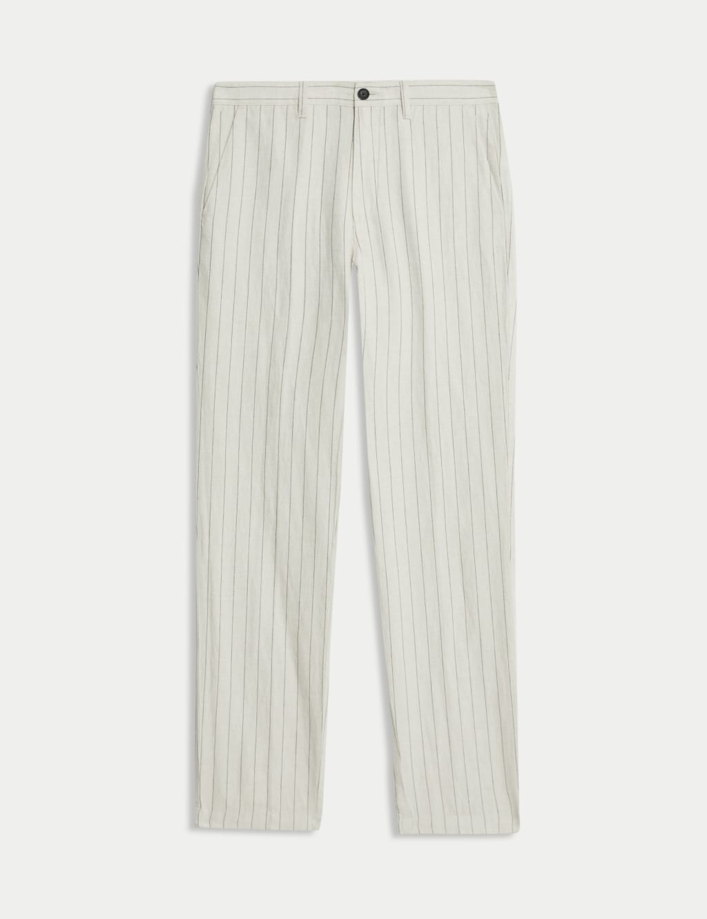 Regular Fit Cotton Linen Blend Chinos