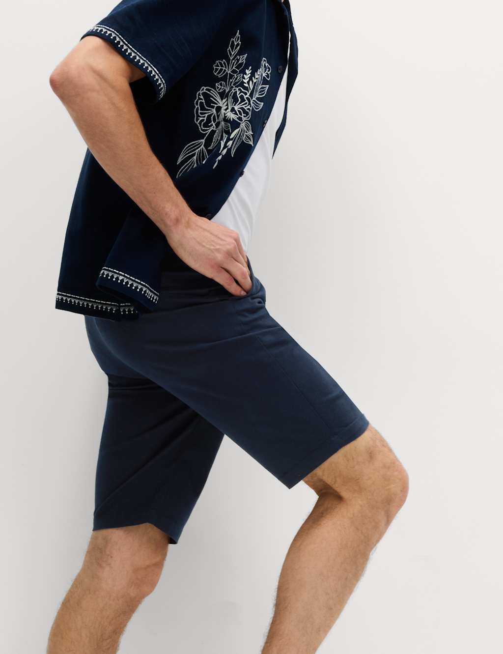 Regular Fit Stretch Chino Shorts