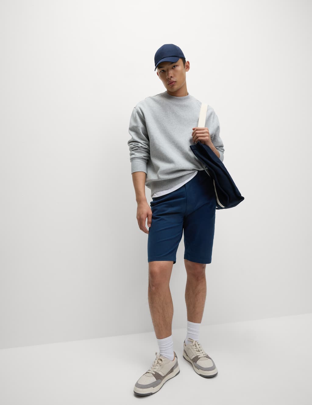 Regular Fit Stretch Chino Shorts