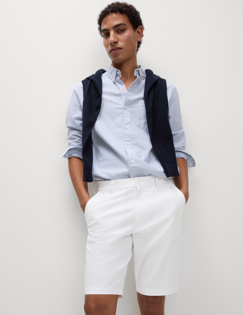Regular Fit Stretch Chino Shorts