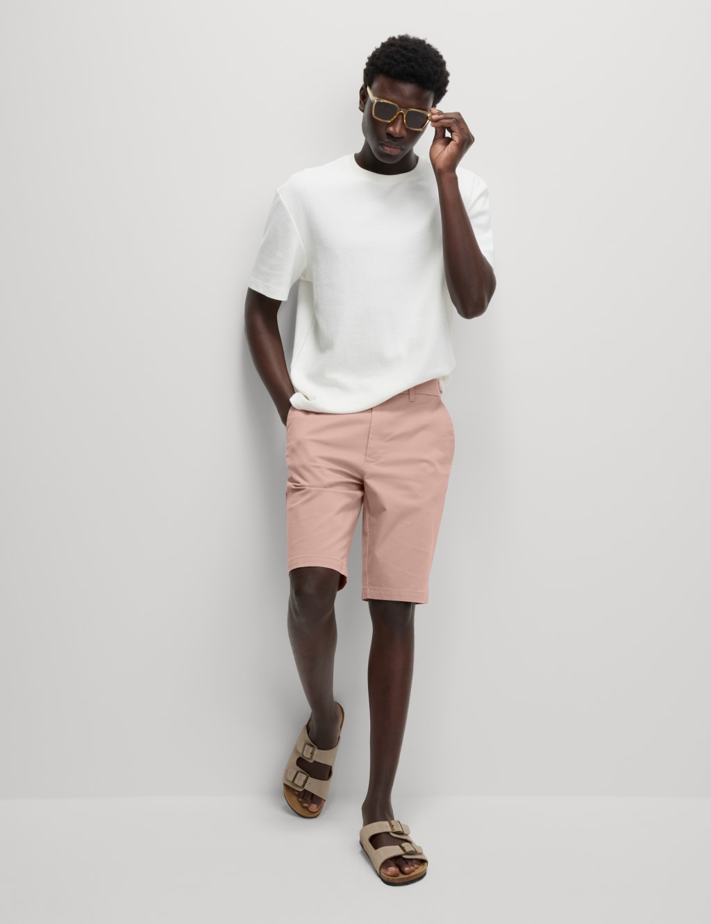 Slim Fit Stretch Chino Shorts