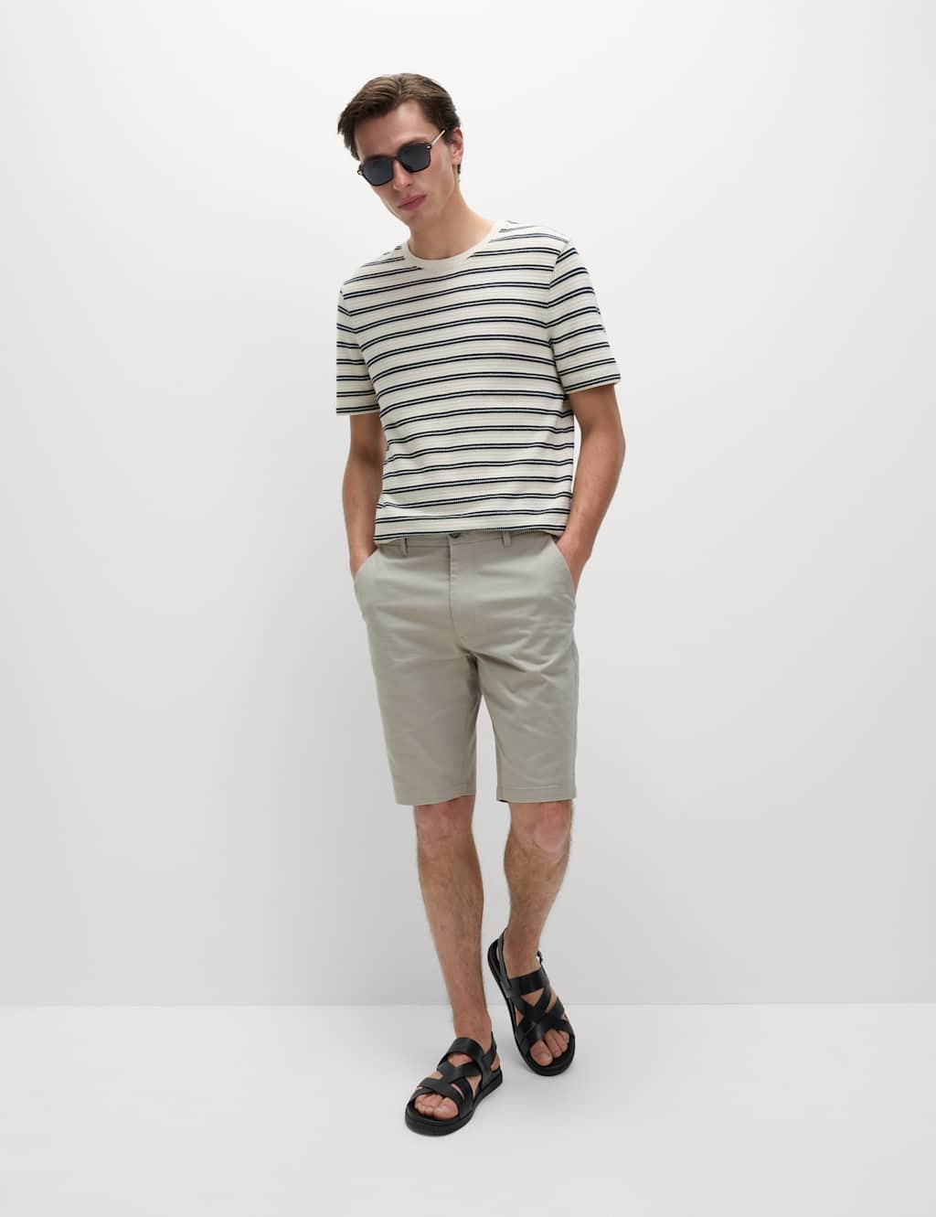 Slim Fit Stretch Chino Shorts