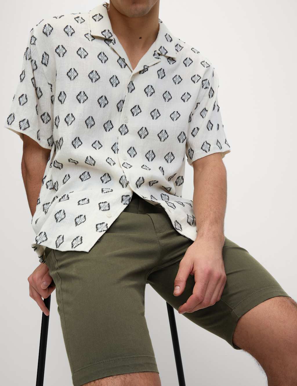 Slim Fit Stretch Chino Shorts