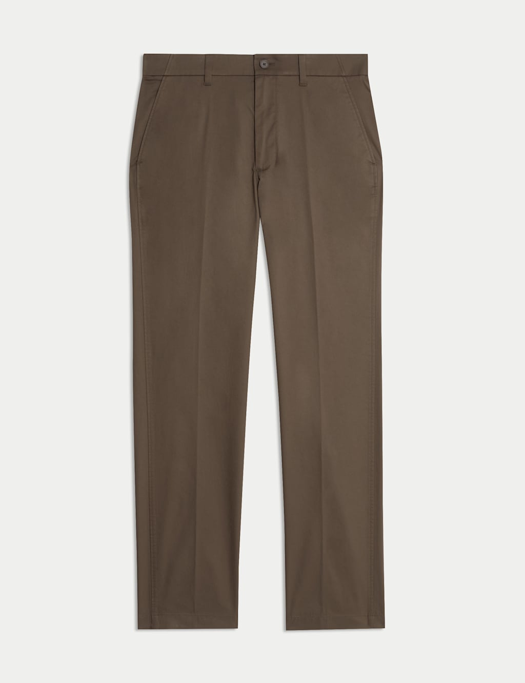 Autograph Regular Fit Super Lightweight Chinos Dark Mole