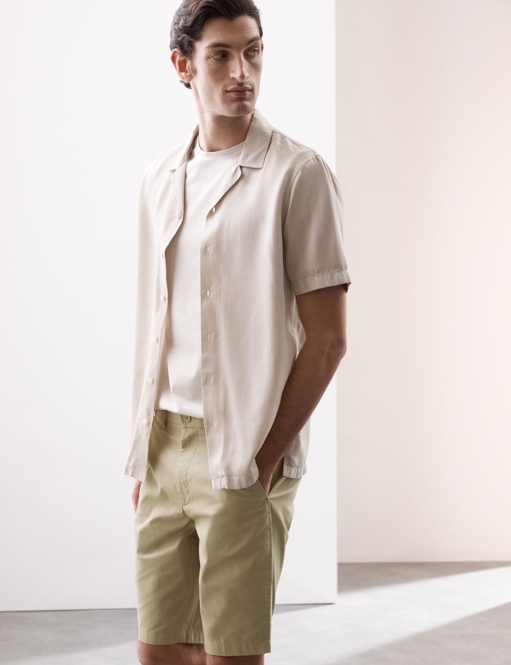 Slim Fit Super Lightweight Chino Shorts