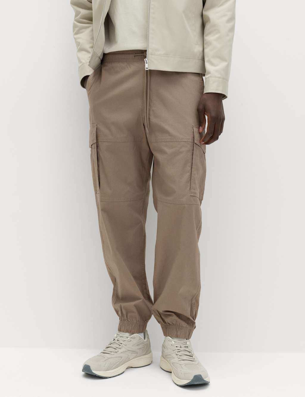 M&S Men's Ripstop Cargo Trousers - XL - Mocha
