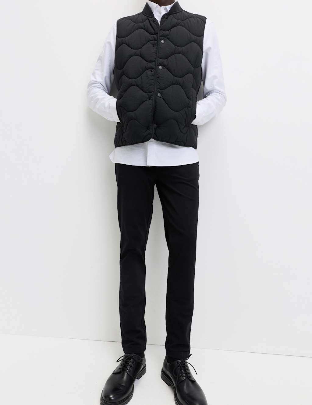 M&S The Ultimate Skinny Fit Stretch Chinos Black