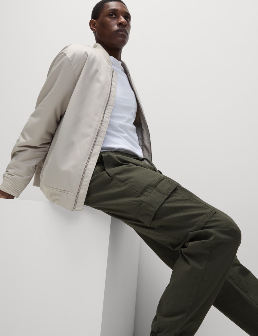 Cargo trousers M S Collection at M S IE