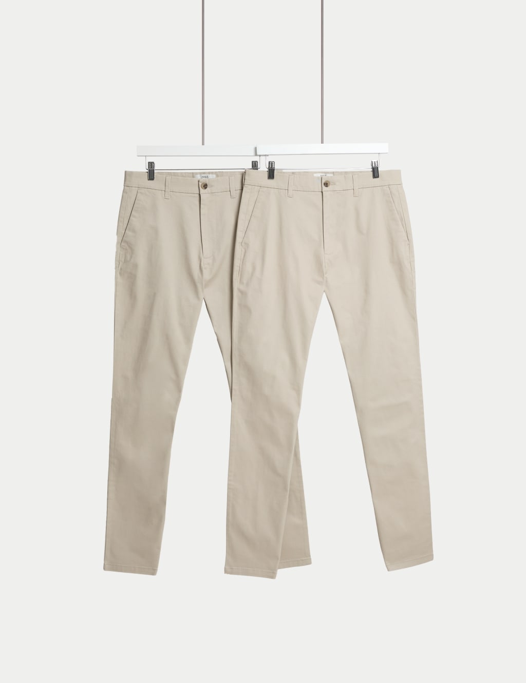 2pk Slim Fit Stretch Chinos