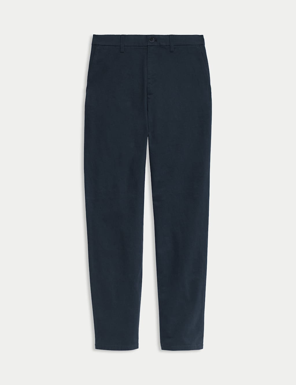 M&S Men's Regular Fit Stretch Chinos - 42/31in - Navy