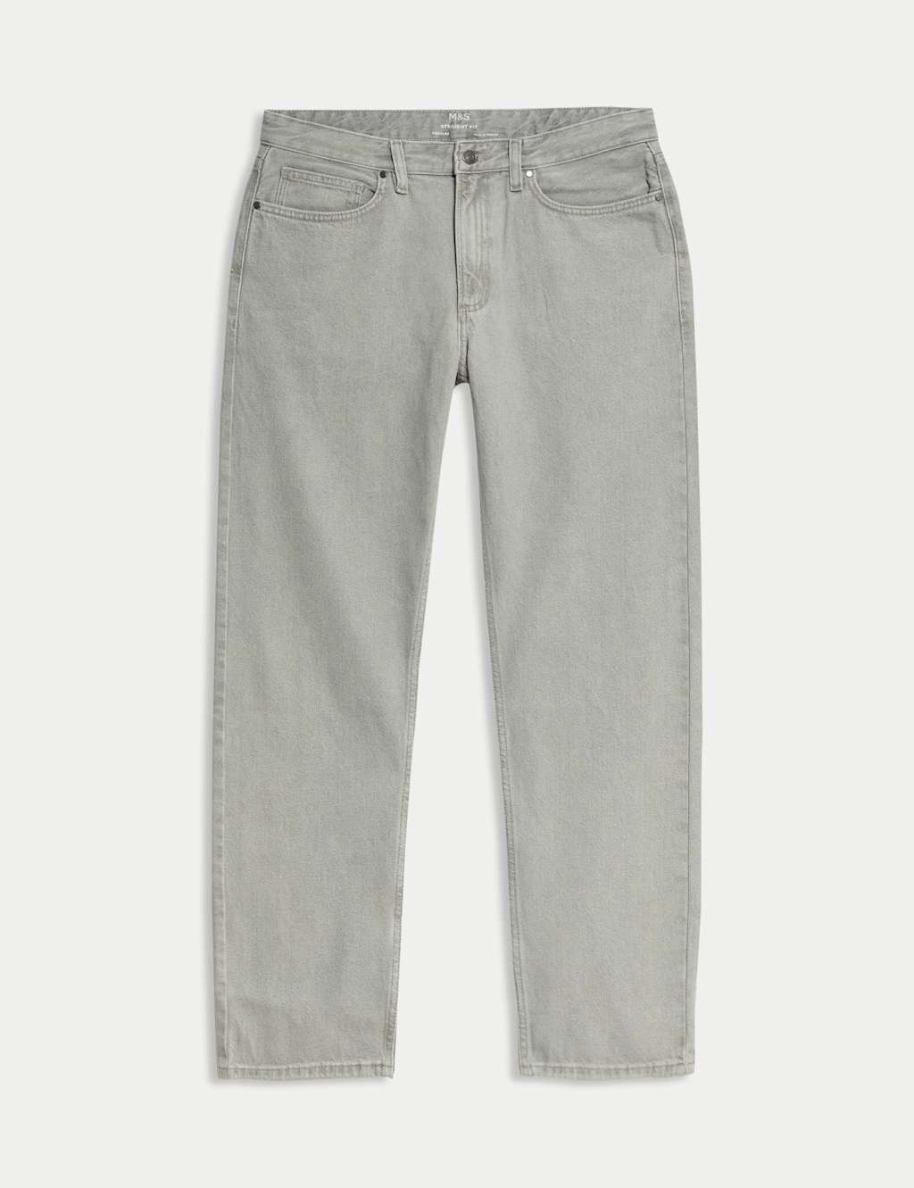 Straight Fit Pure Cotton Jeans