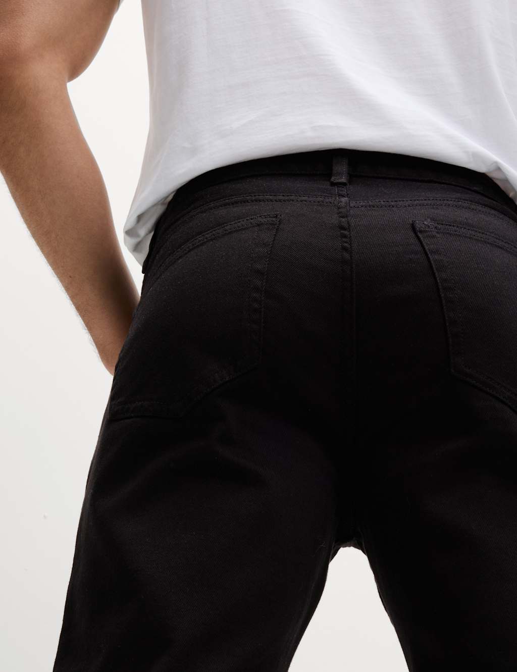 Straight Fit Pure Cotton Jeans
