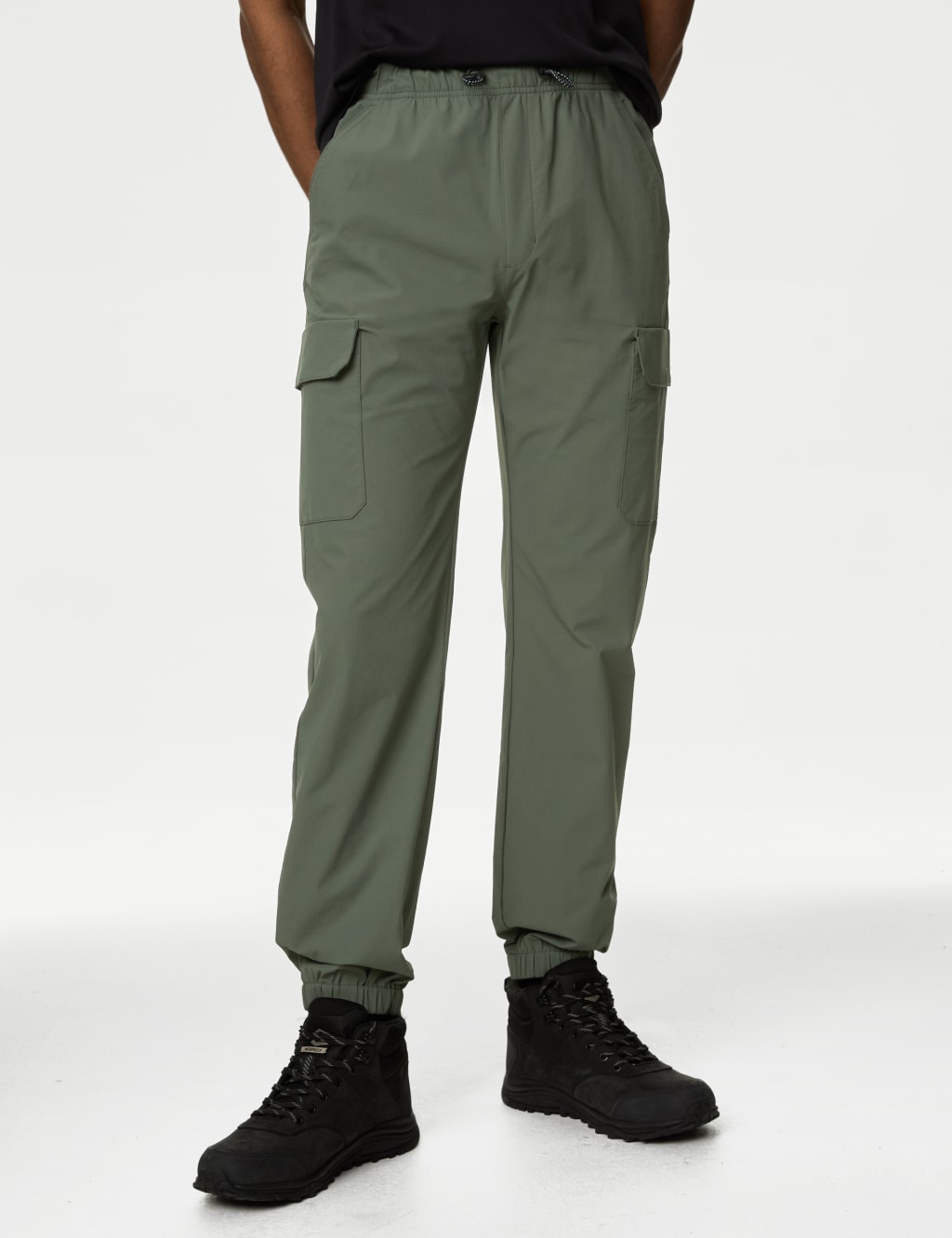 mesh lined cargo trousers